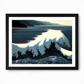 A Sounding Of Surf 1 Art Print