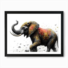 Wild Animal Illustration 18 Art Print