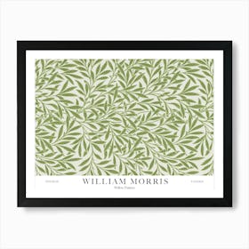 William Morris Prints Willow Pattern Landscape Botanical Vintage Art Print