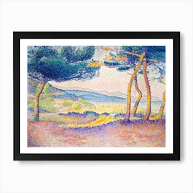 Pines Along The Shore, Henri Edmond Cross Art Print