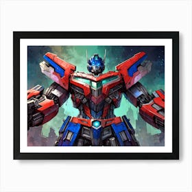 Transformers The Last Knight 17 Art Print