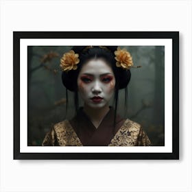 Geisha 4 Art Print