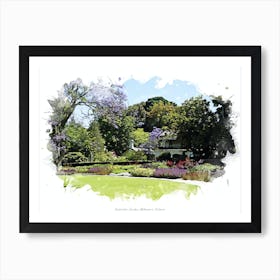 Australian Garden, Melbourne, Victoria Art Print