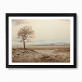 Autumn Landscape Painting Art Print