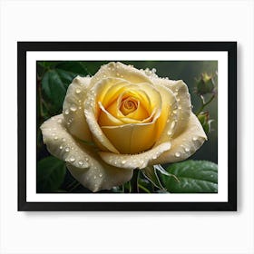 The Rose And The Dew Art Print