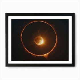 Eclipse - Eclipse Stock Videos & Royalty-Free Footage 4 Art Print