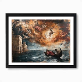 Contemporary Artwork Inspired By Tintoretto 4 Art Print