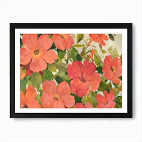 Saratoga Flowers Art Print