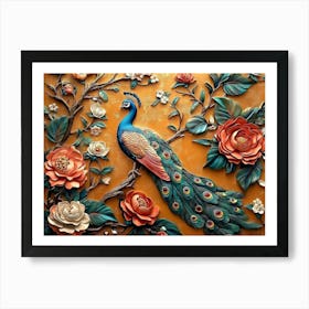 Peacock 61 Art Print