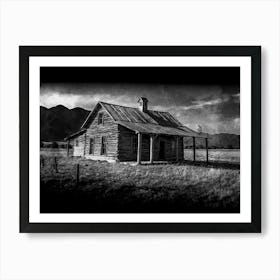 Old Cabin In The Mountains Art Print