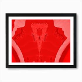 Red Uterus Art Print