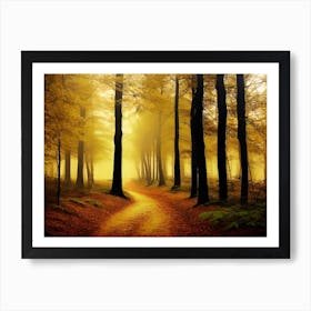 Path In The Forest Art Print