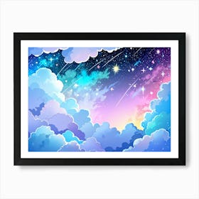 Sky With Clouds Art Print