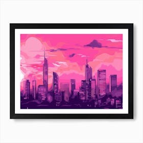 Frankfurt Skyline  Art Print