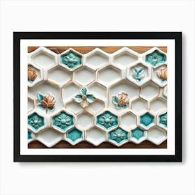 Hexagon Wall Art 1 Art Print