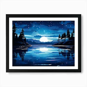 Temporal Reflections Art Print