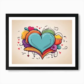 Heart Of Love Art Print