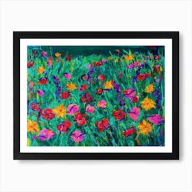 Floral Field Art Print