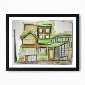 House In Japan Art Print