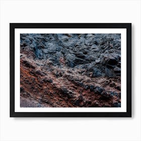 Volcanic Rock Art Print