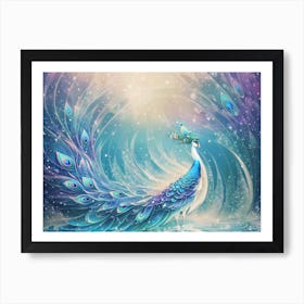 Spirit Peacock 4 Art Print