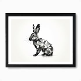 Rabbit Polygonal Art Print