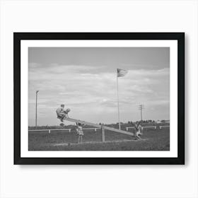 Children, Fsa (Farm Security Administration) Farm Labor Camp, Caldwell, Idaho By Russell Lee Art Print