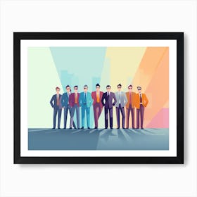 Businessmen In Suits 6 Poster