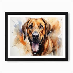 Dog Painting 1 Art Print