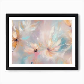 Abstract Flowers 14  Art Print