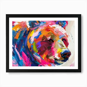 Colorful Bear Art Print