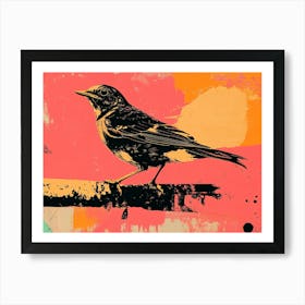 Bird On A Branch 6 Art Print