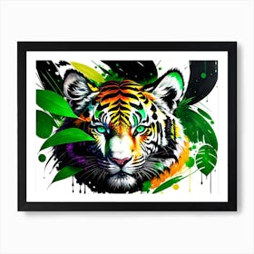 Tiger Painting 5 Art Print