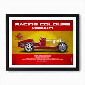 Racing Colours Ooff Spain Affiche