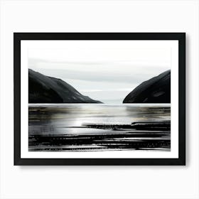 Black And White Landscape Art Print