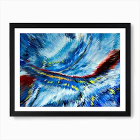 Acrylic Extruded Painting 130 Art Print