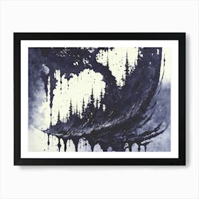 Plane With Forest Art Print