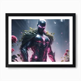 Rose Superhero Art Print