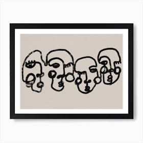 Four People Art Print