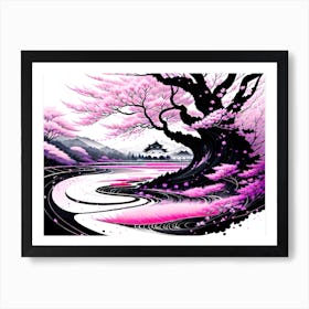 Sakura Tree 1 Art Print