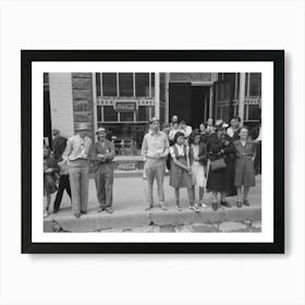 Watching The Labor Day Parade, Silverton Colorado By Russell Lee Art Print