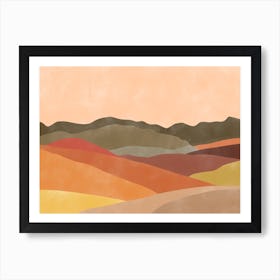 Abstract Landscape Painting No.3 Art Print