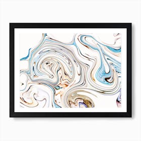 Land and Ocean Art Print