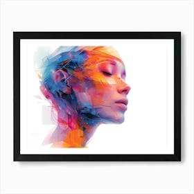 Portrait Of A Woman 3 Art Print