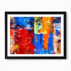 Acrylic Extruded Painting 47 Art Print