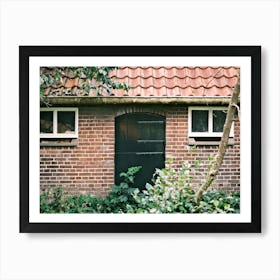 Door to a Farm House // The Netherlands Travel Photography Art Print