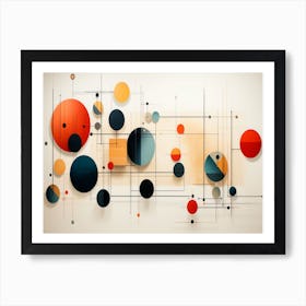 Abstract Circles 15 Art Print