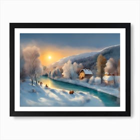 Winter Landscape 2 Art Print