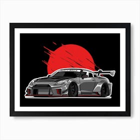 R35 Libery Walk Grey Art Print