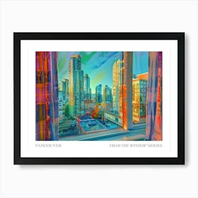 Vancouver From The Window Series Poster Painting 2 Art Print